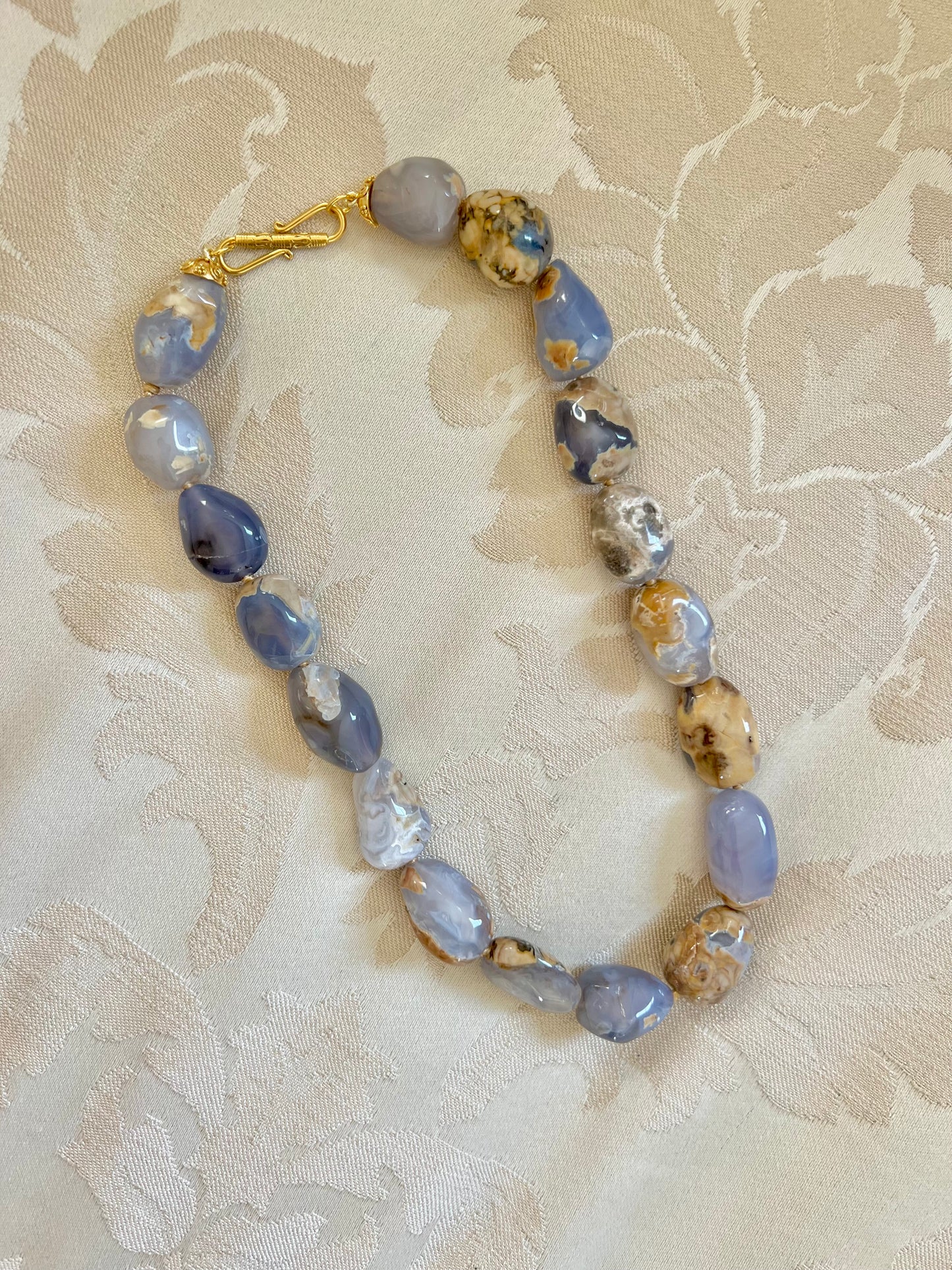 Blue Lace Agate Necklace