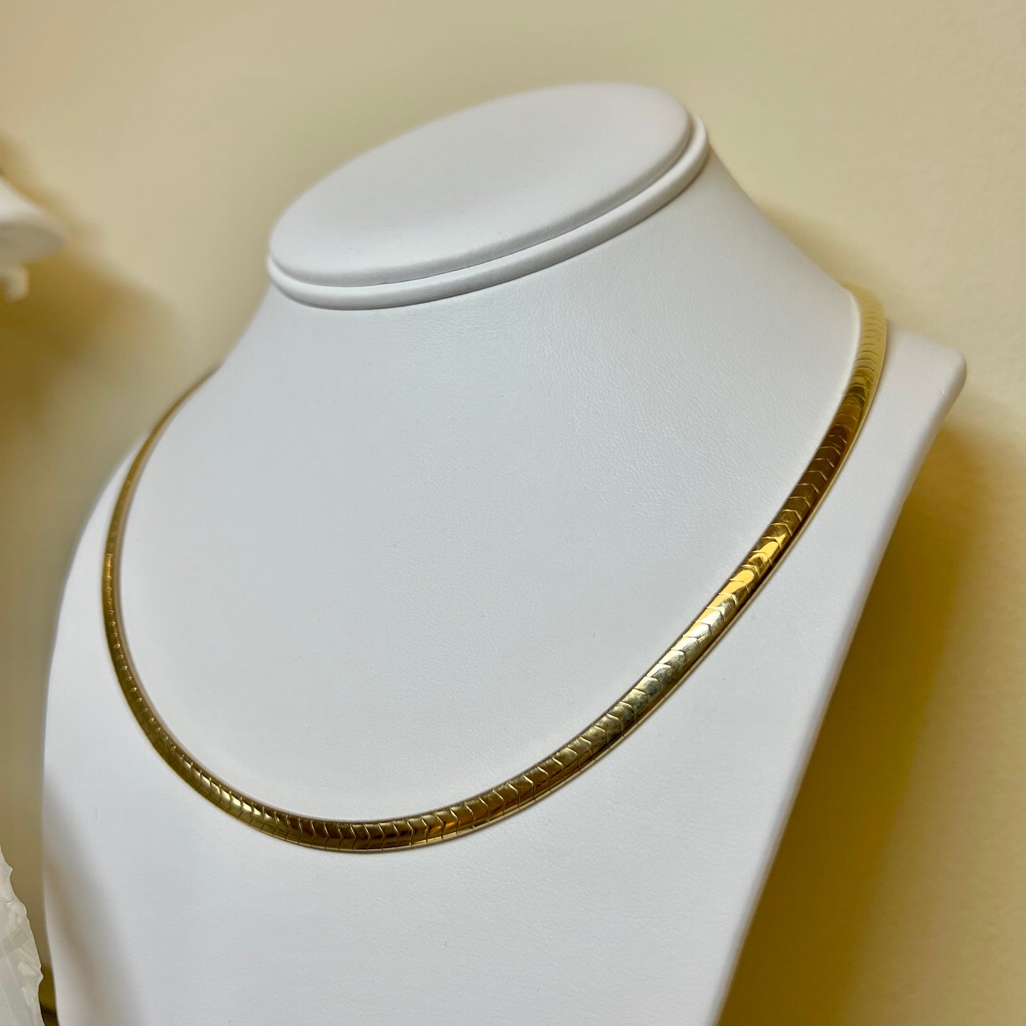 Gold Omega Necklace