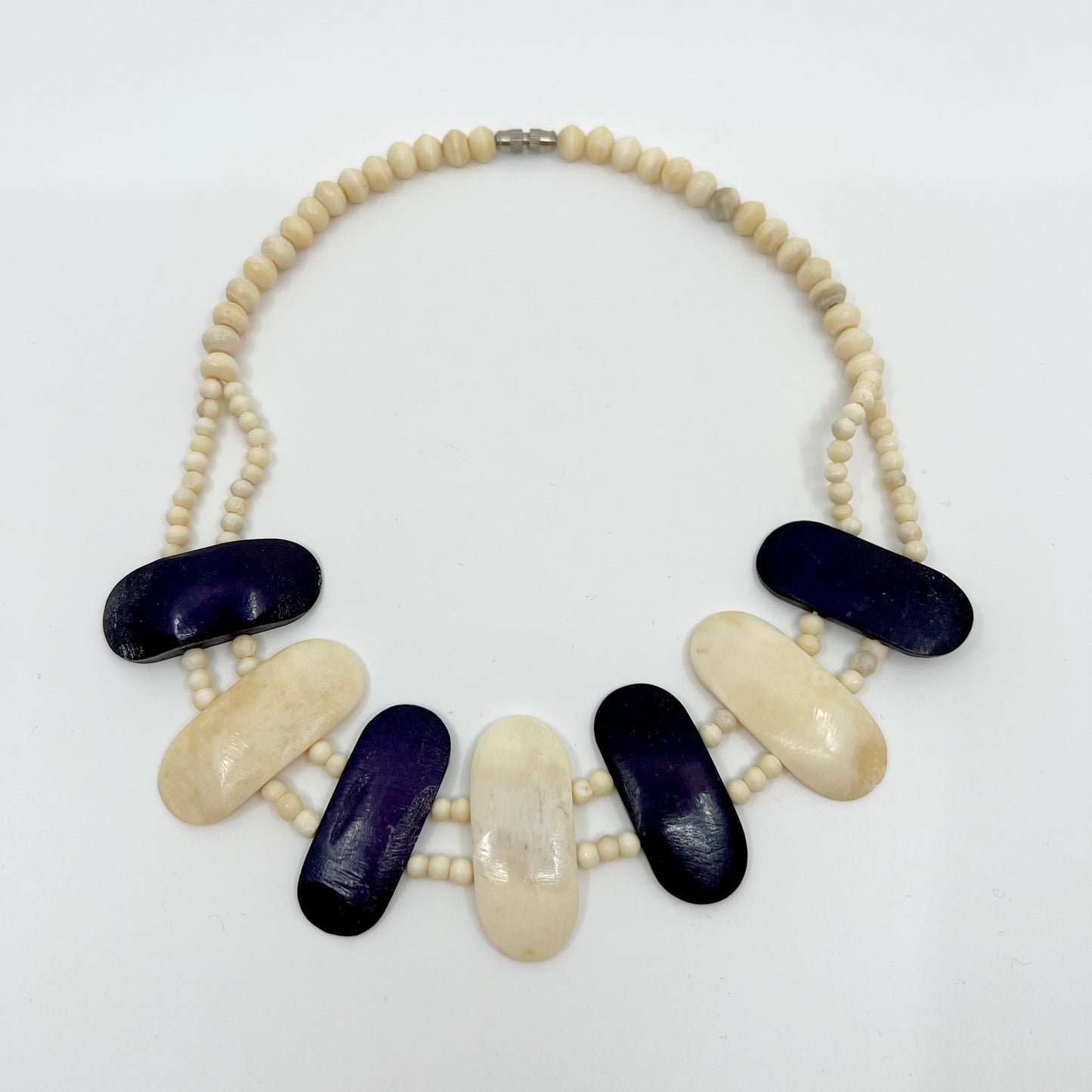 Vintage Bone Horn Necklace