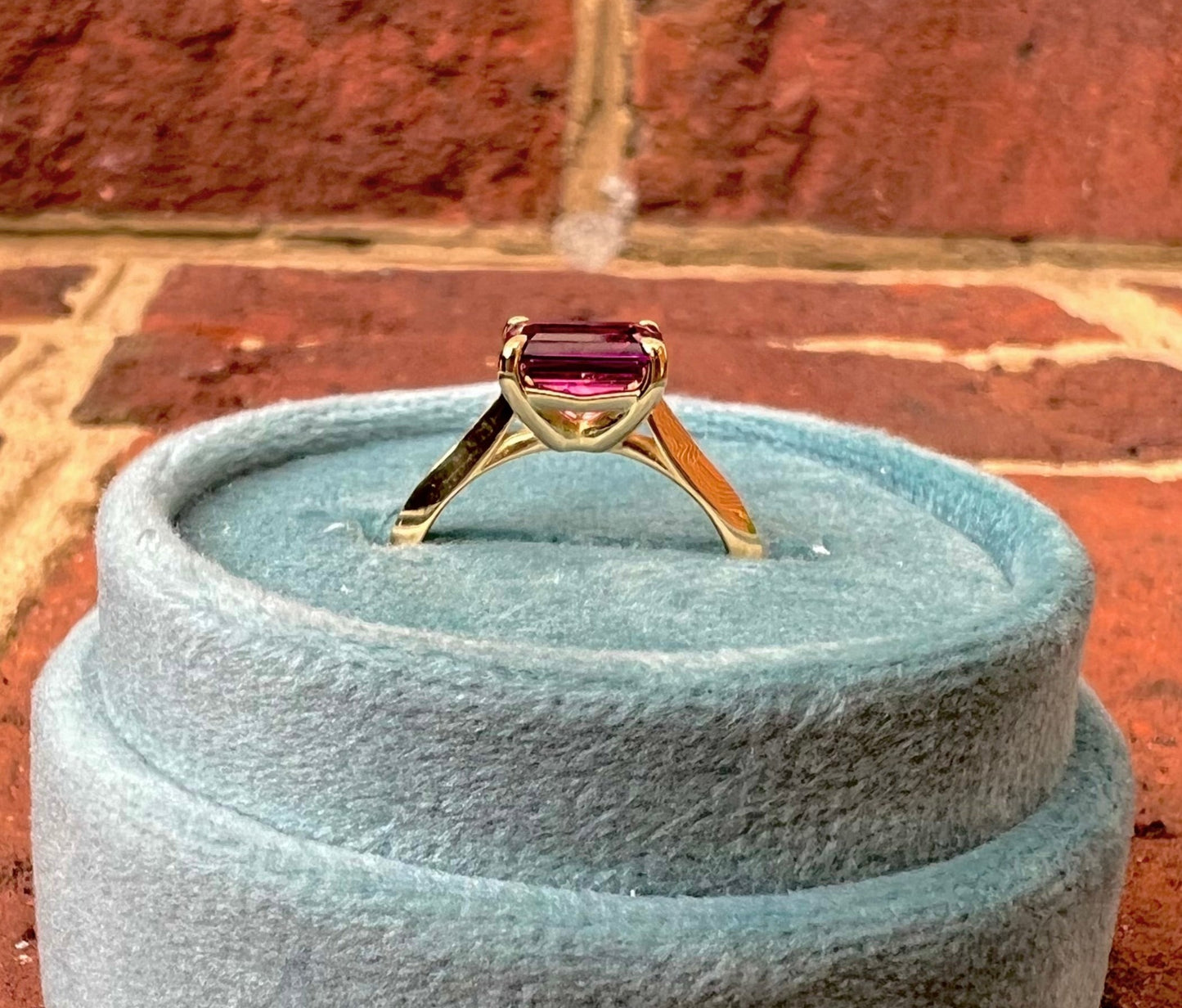 Purple Garnet Ring