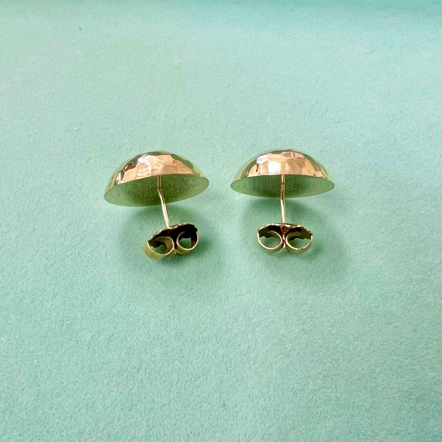 Hammered Dome Earrings