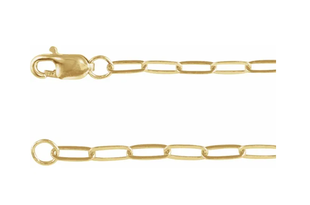 Petite Paperclip Chain Necklace