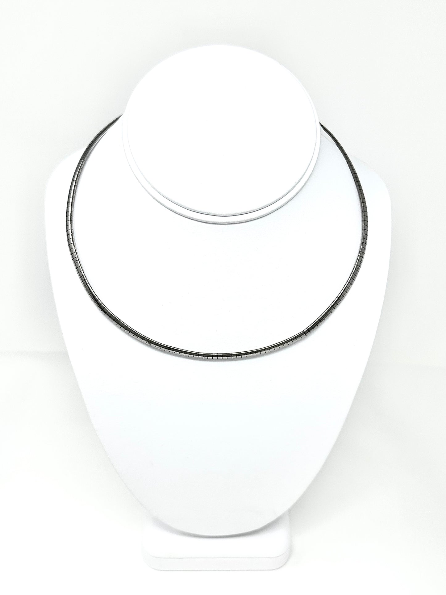 Sterling Silver Omega Necklace