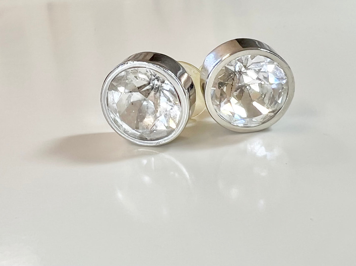 Giant Crystal Stud Earrings