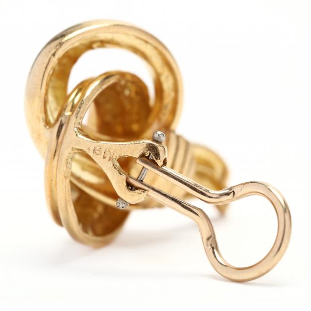 Swirl Flame Earrings
