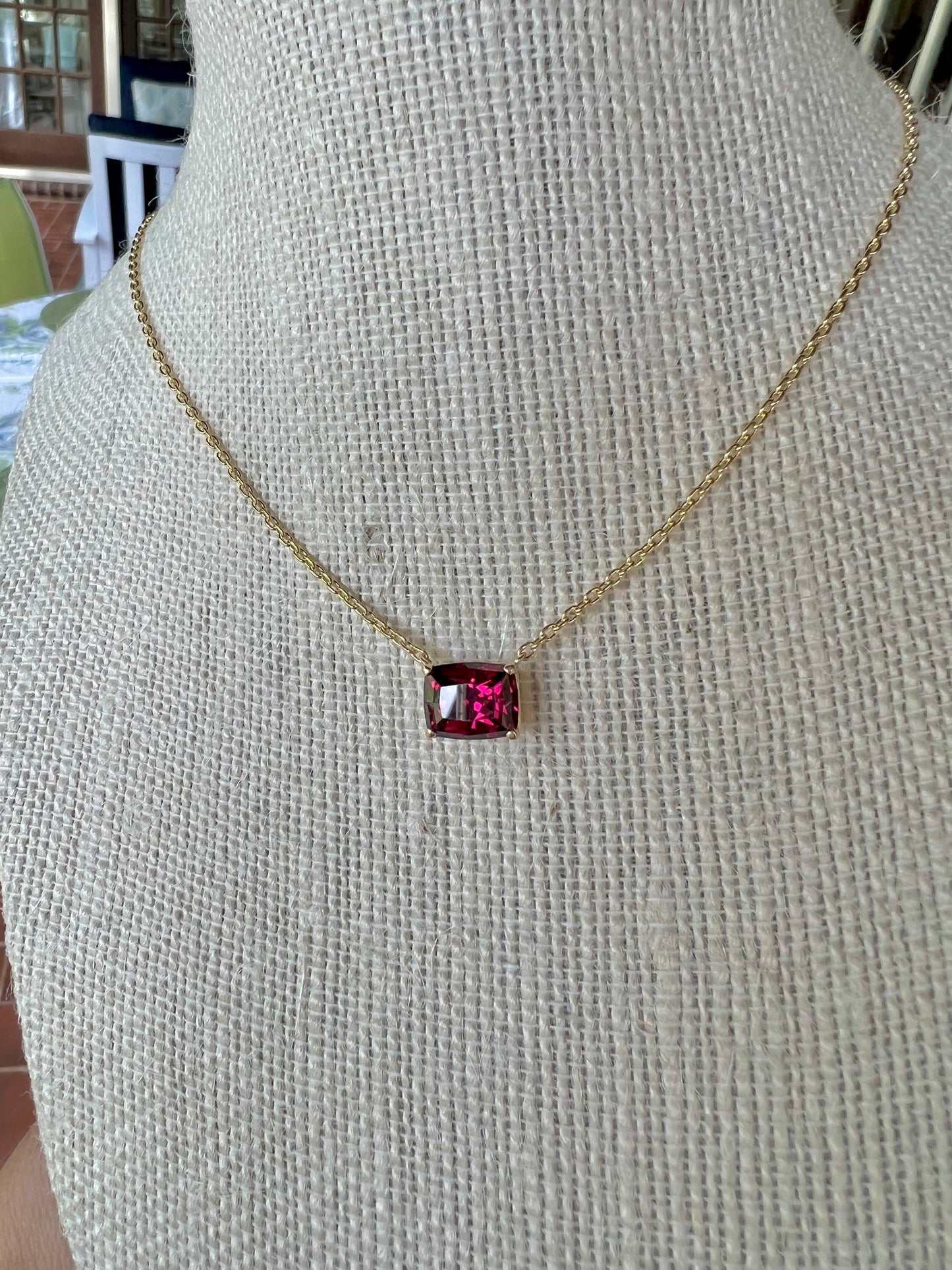Every Day Rhodolite Garnet Necklace