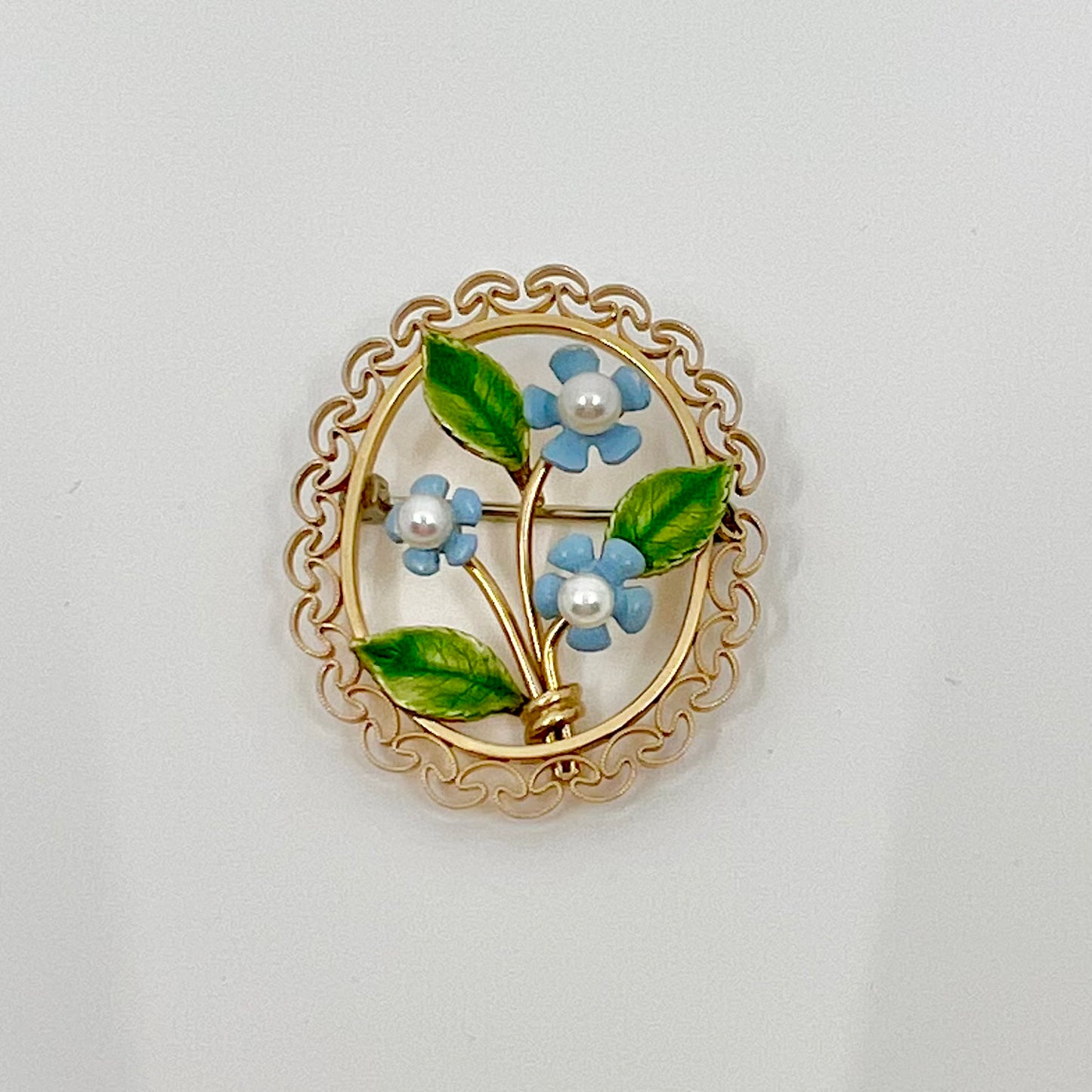 Krementz Forget-Me-Not Pin