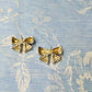 Rhinestone Bow Earrings