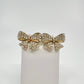 Rhinestone Bow Earrings