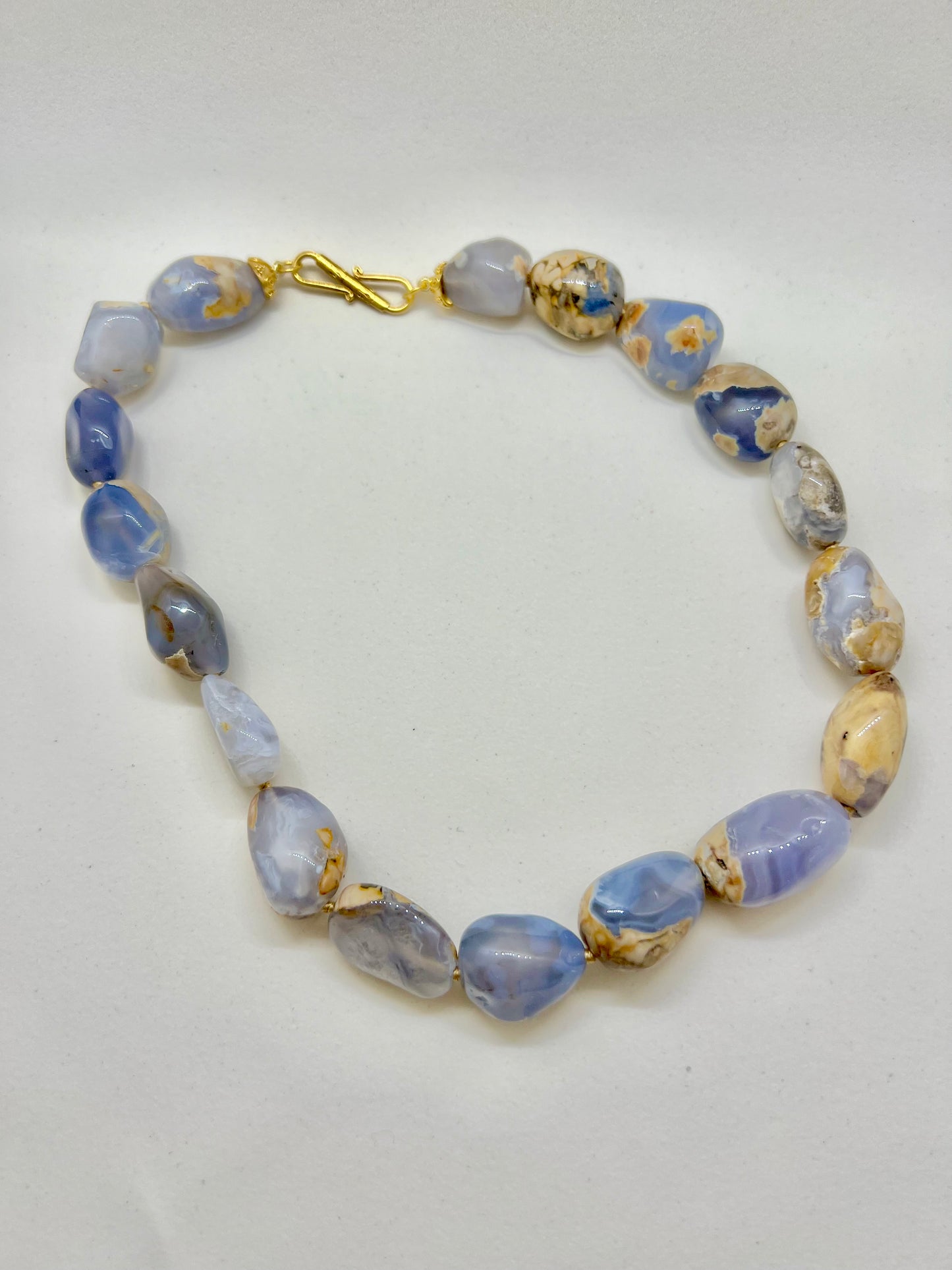 Blue Lace Agate Necklace