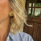 KJL "Feather" Rhinestone Earrings