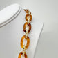 Faux Tortoise Shell Necklace