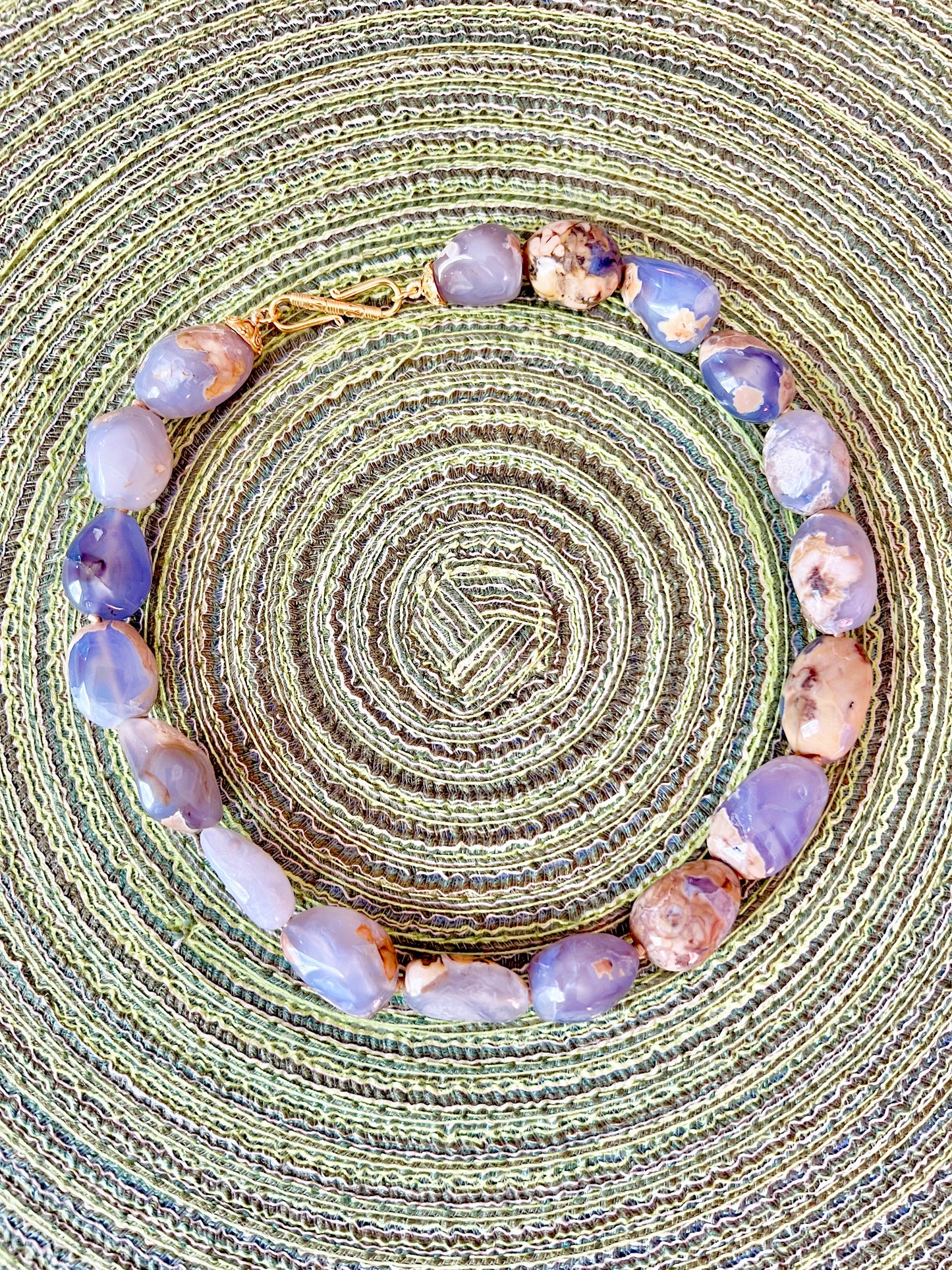 Blue Lace Agate Necklace