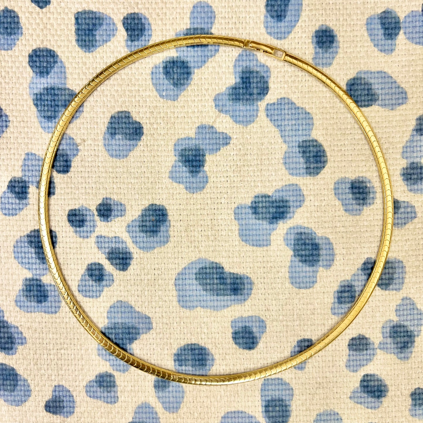 Gold Omega Necklace