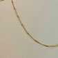 Beaded Curb Link Chain