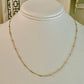 Beaded Curb Link Chain