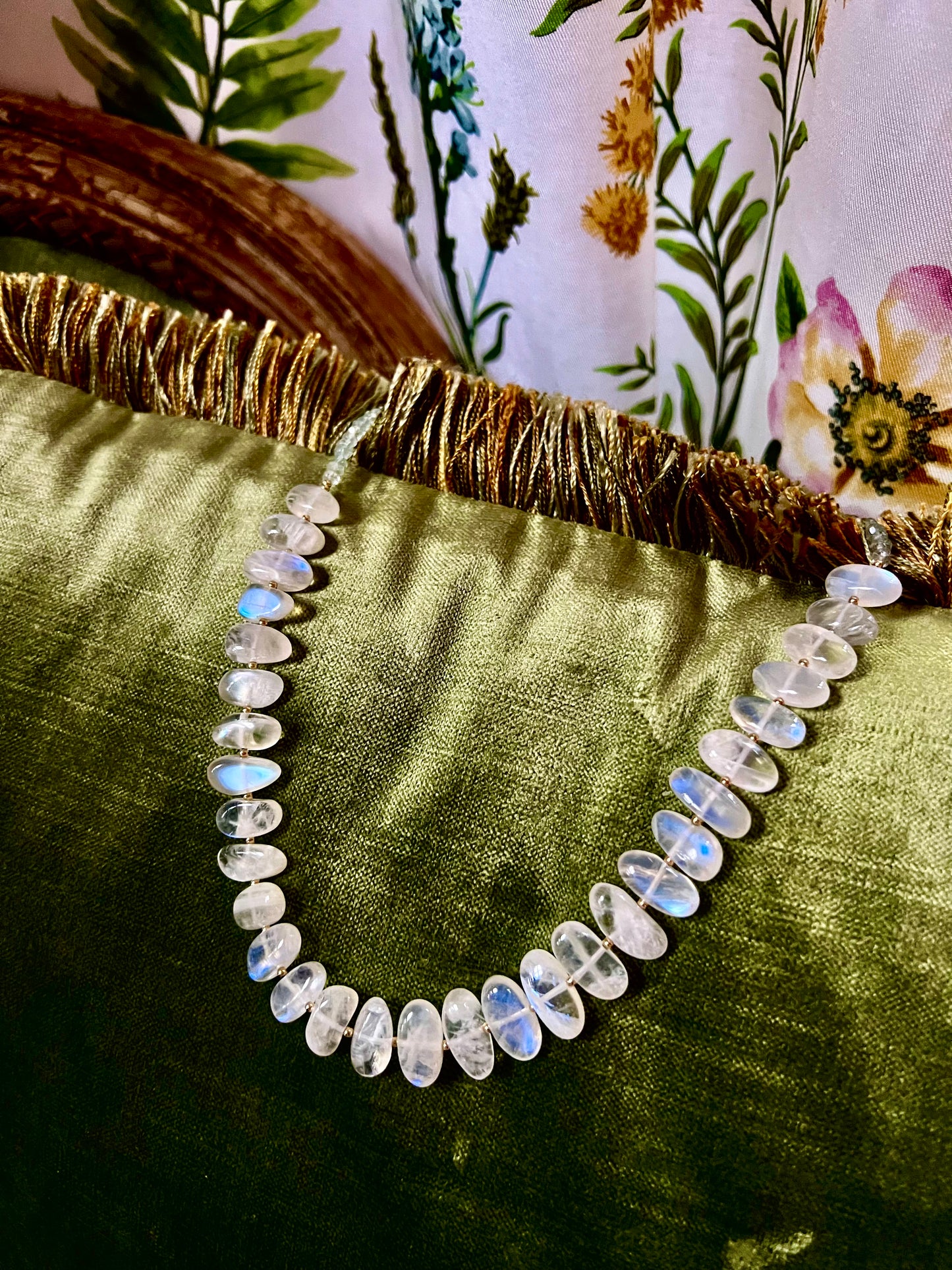 Moonstone & Aquamarine Necklace