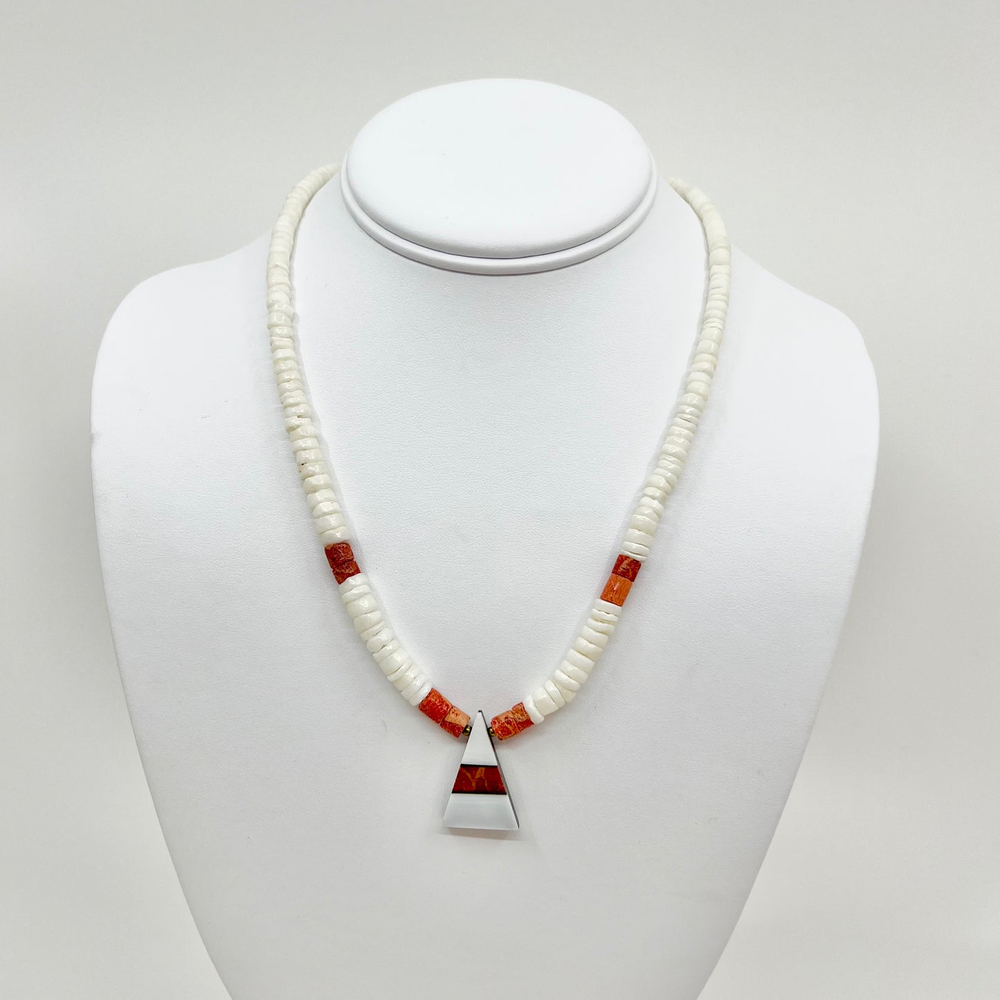 Puka & Spiny Oyster Shell Necklace