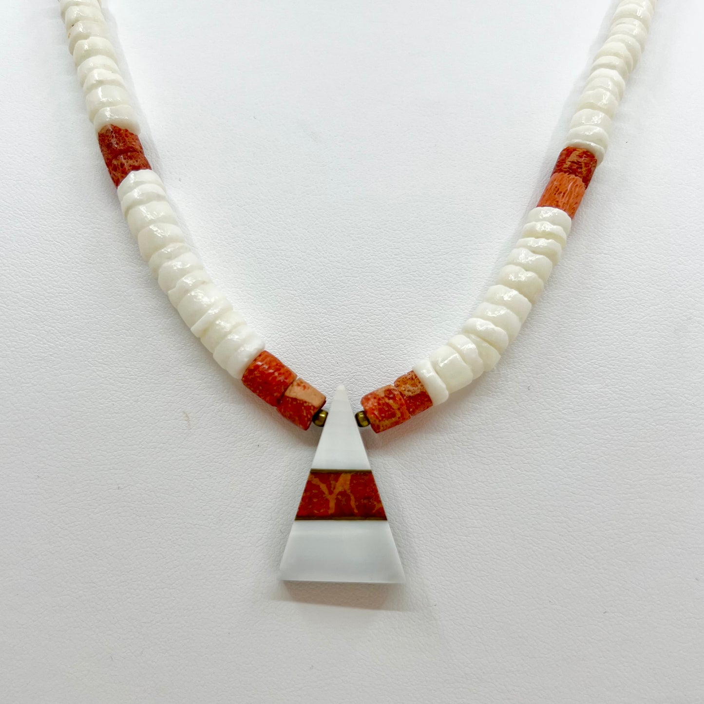 Puka & Spiny Oyster Shell Necklace