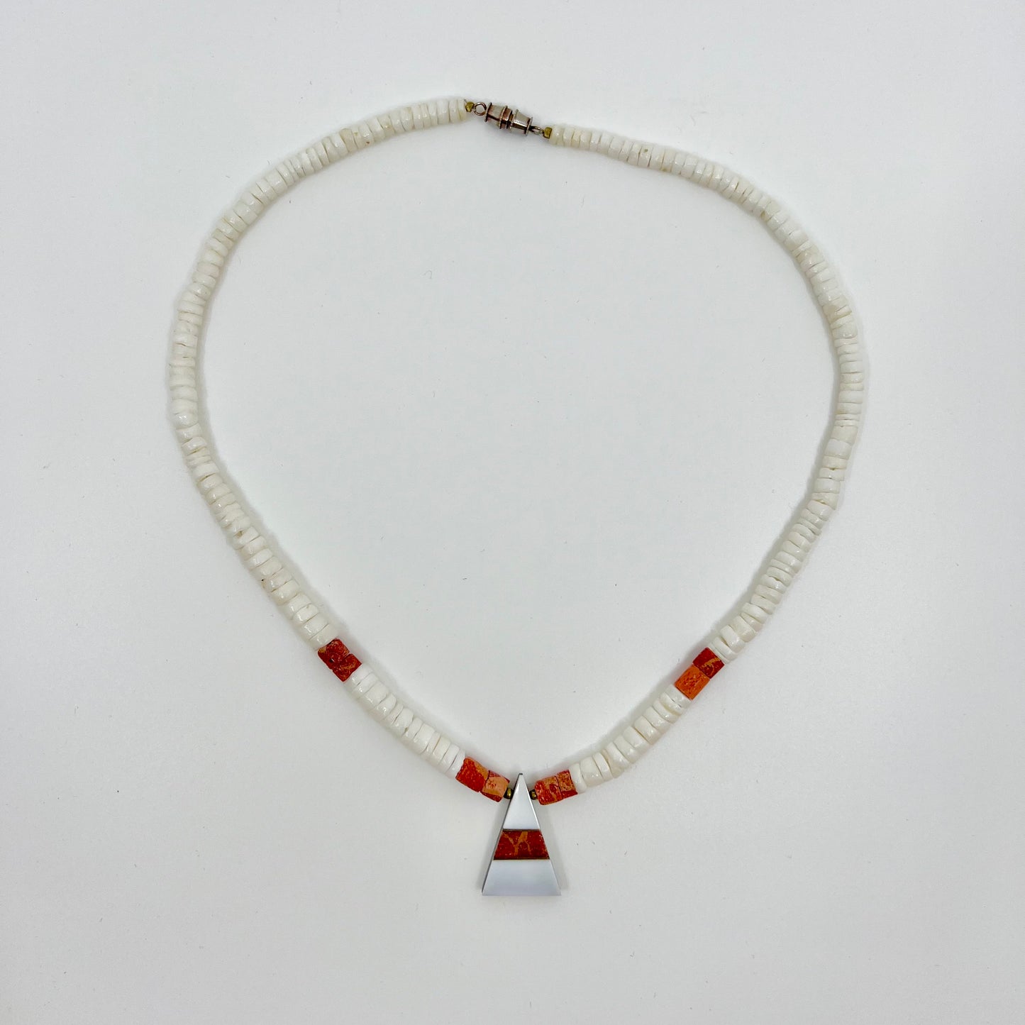 Puka & Spiny Oyster Shell Necklace