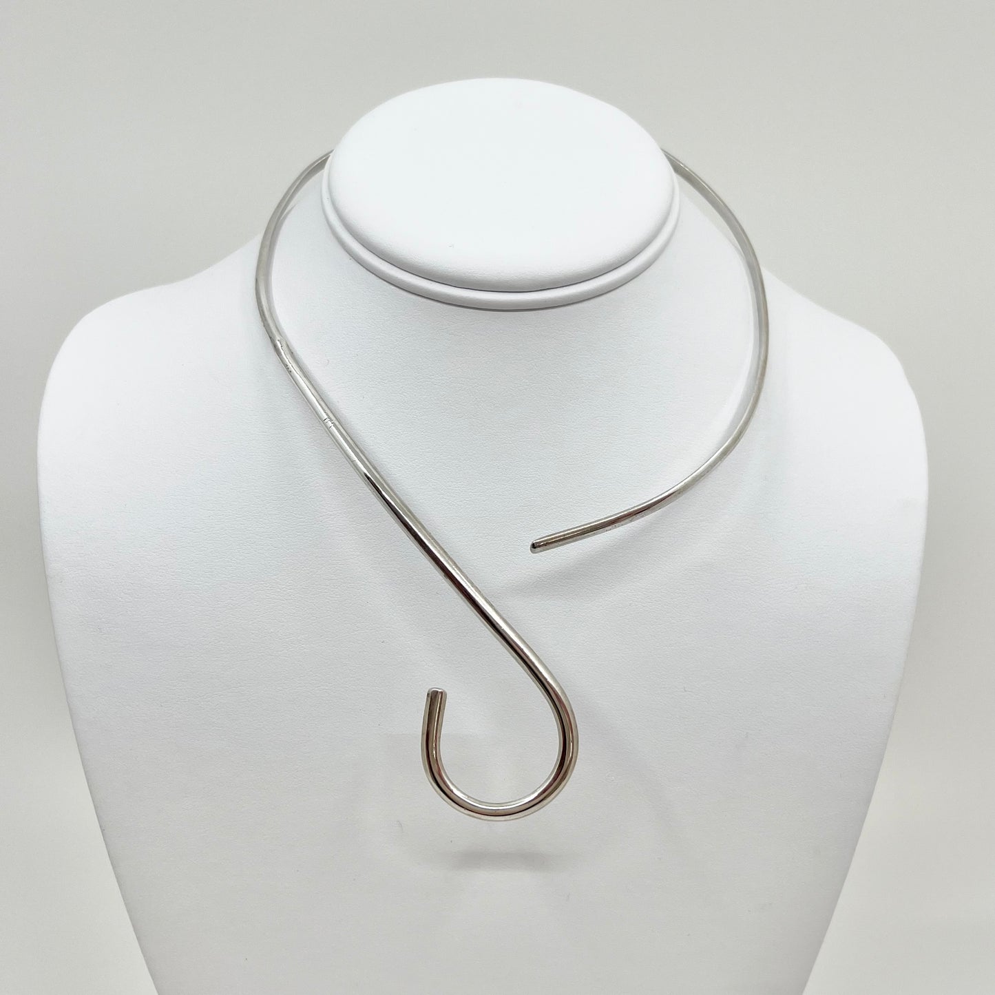 Sterling Silver Swirl Necklace