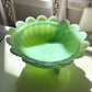 Jadeite Glass Fruit Bowl