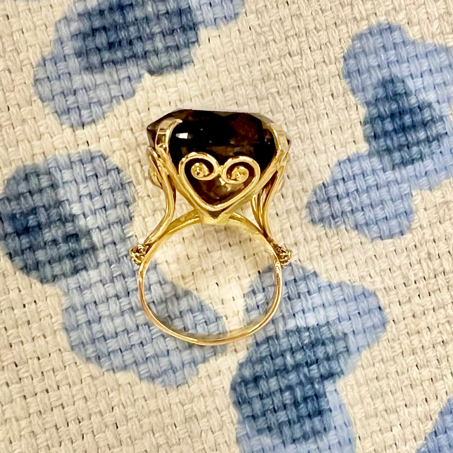 Substantial Smoky Quartz Ring