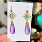 Apatite and Amethyst Drops