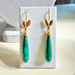 Malachite Drop Earrings