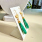 Malachite Drop Earrings