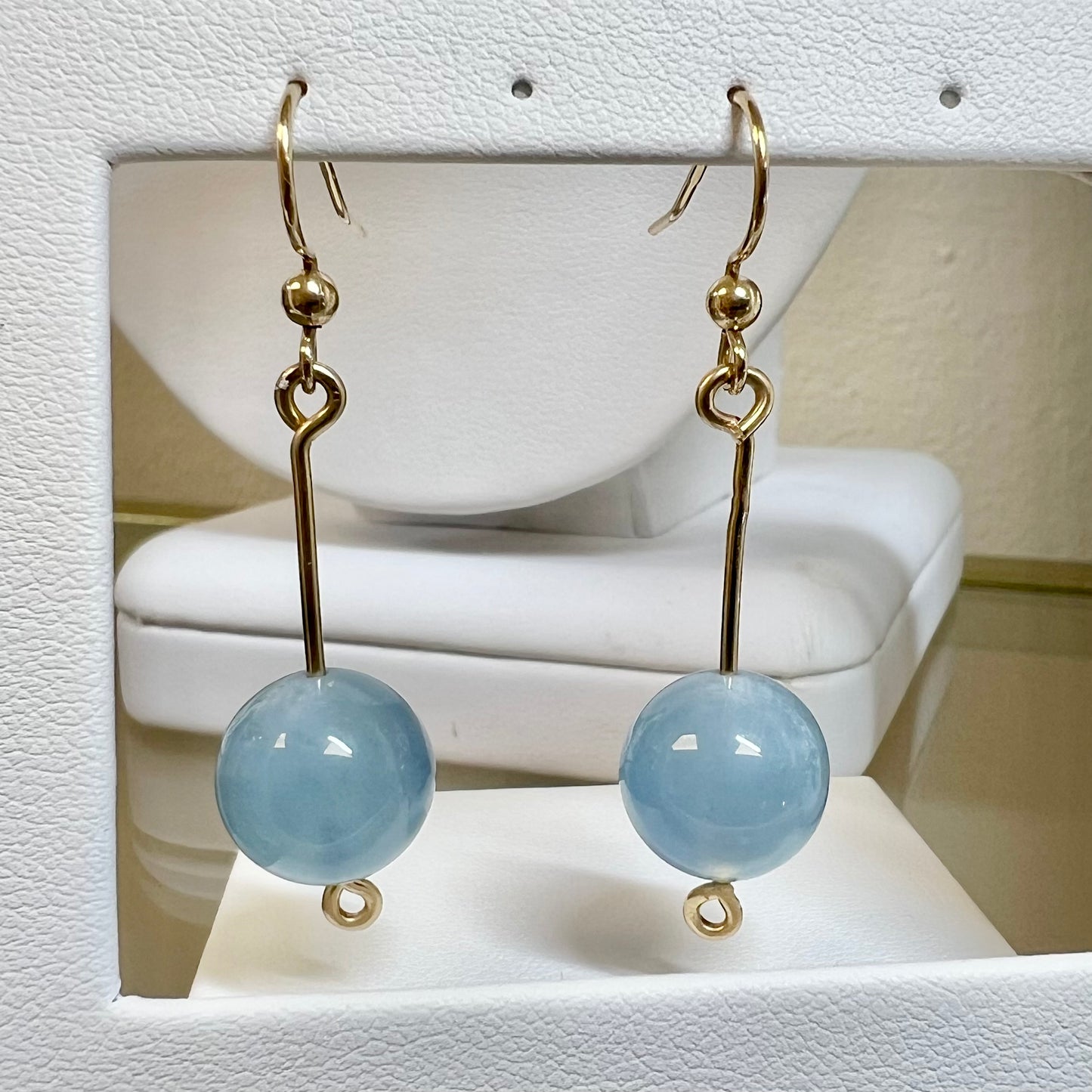 Aquamarine Drop Earrings