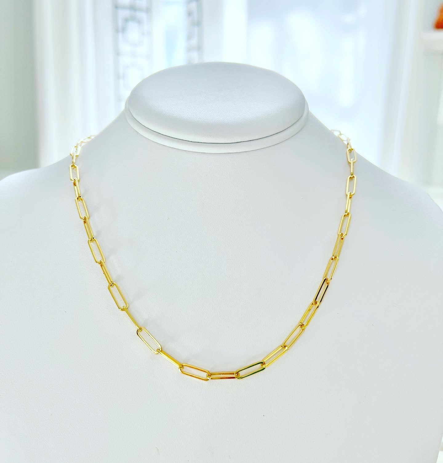 Paperclip Link Necklace