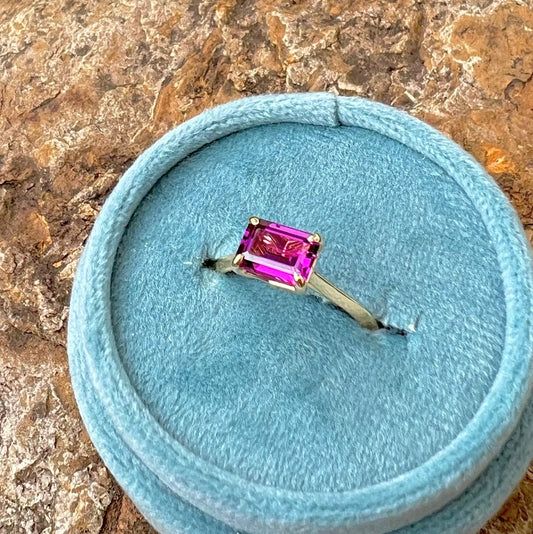 Purple Garnet Ring