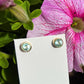 Mint Tourmaline Studs