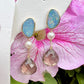 Boulder Opal / Smoky Quartz Drop Earrings