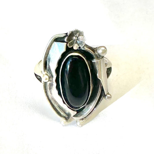Sterling Silver Onyx Ring