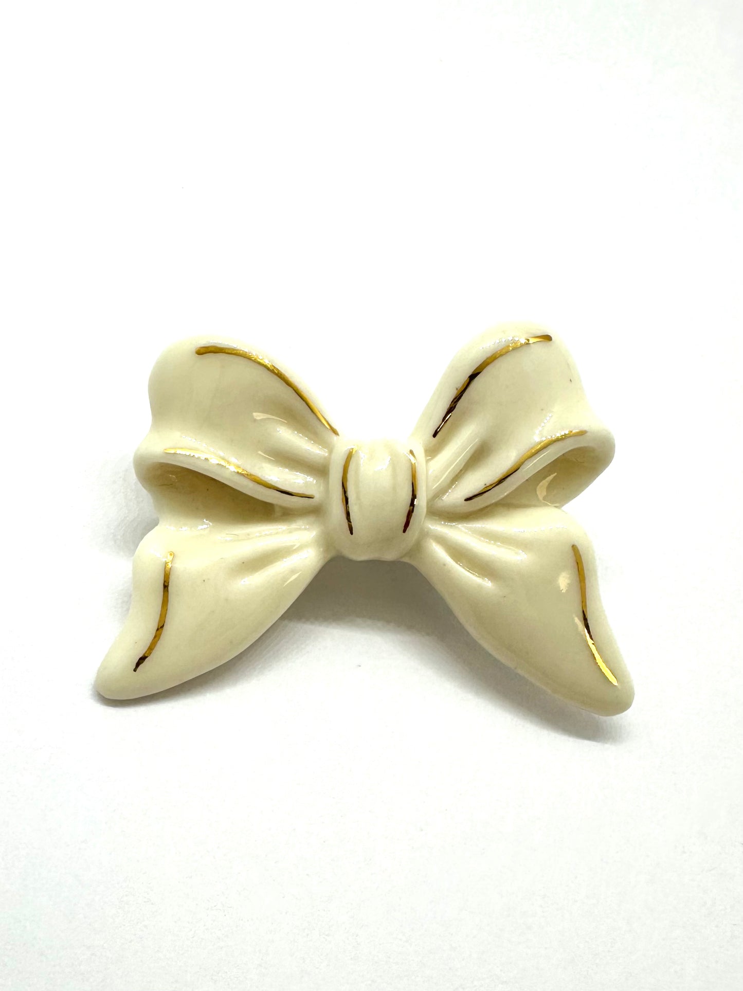 LENOX Porcelain Bow Brooch