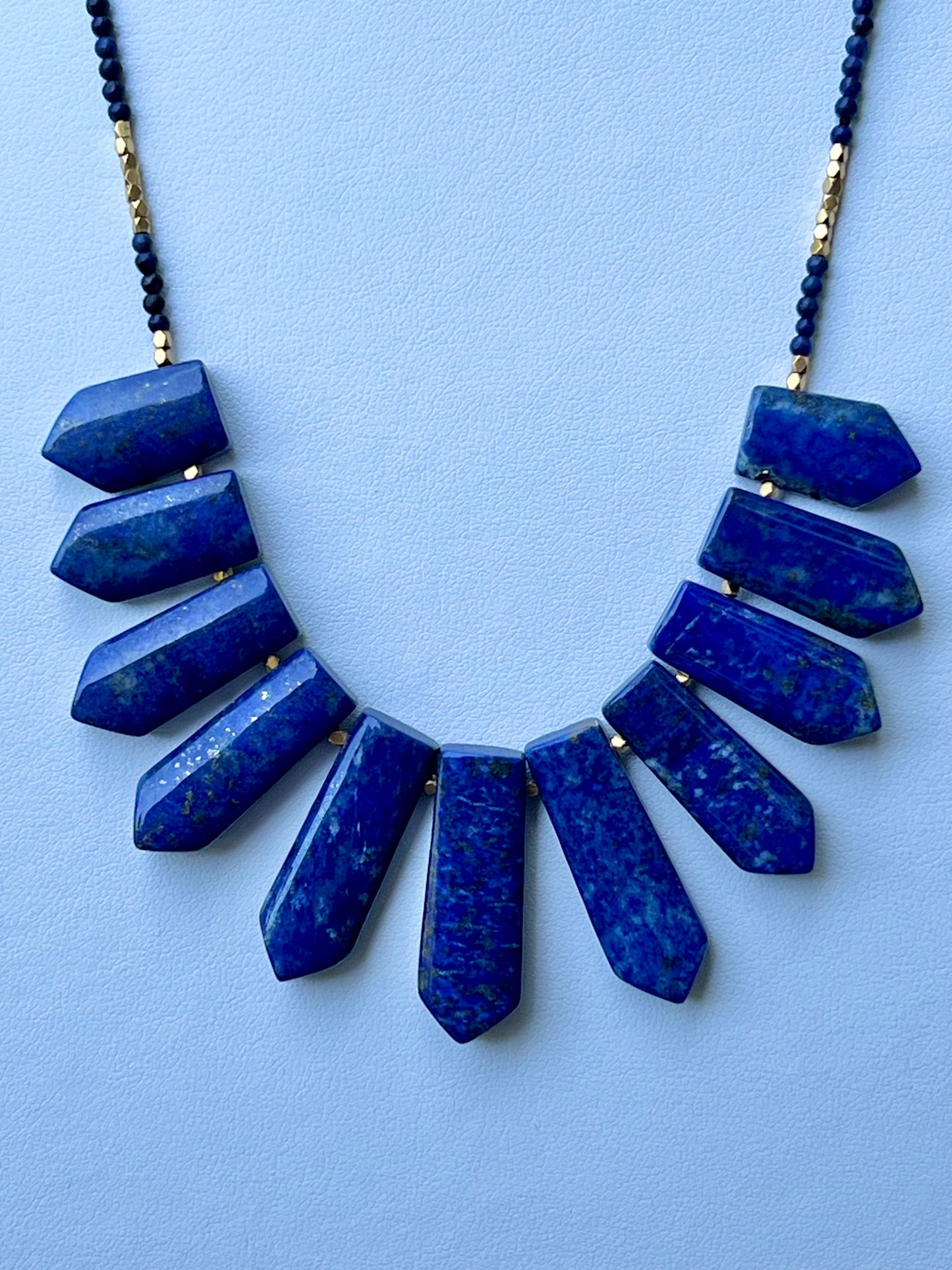 Lapis Lazuli Fringe Necklace