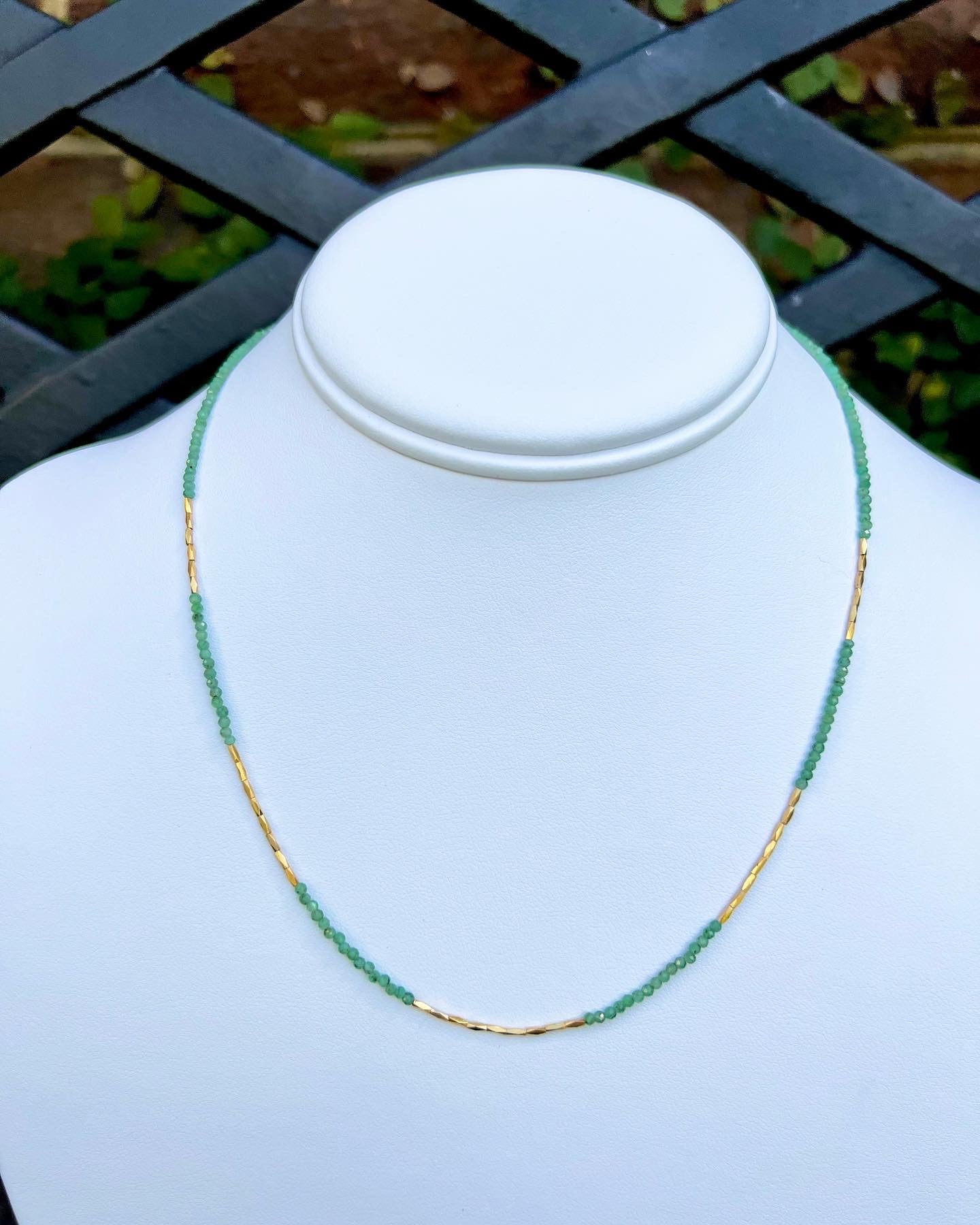 Emerald Bead Chain