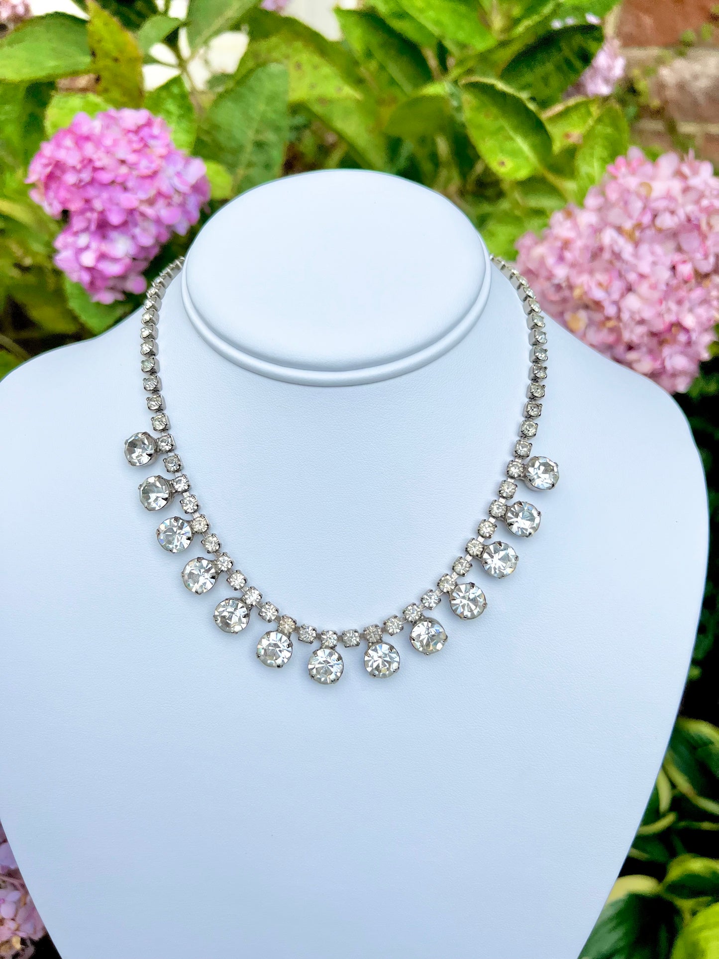 Vintage Round Rhinestone Riviera