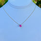 California Pink Tourmaline Necklace