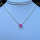 California Pink Tourmaline Necklace
