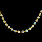 Floating Opal Station Necklace