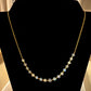 Floating Opal Station Necklace