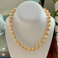 Golden Pearl and Opal Necklace