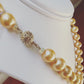 Golden Pearl and Opal Necklace