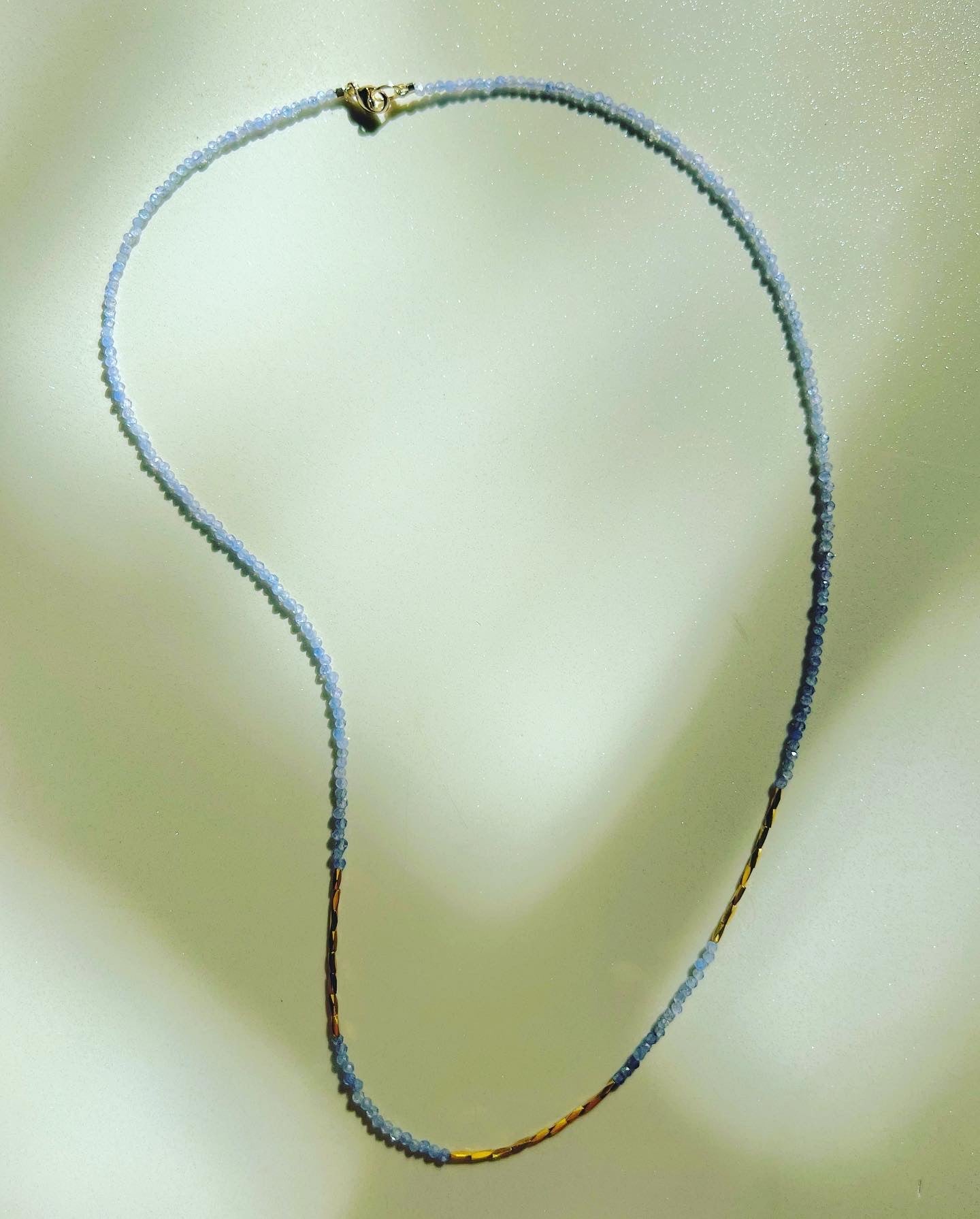 Tanzanite Bead Chain