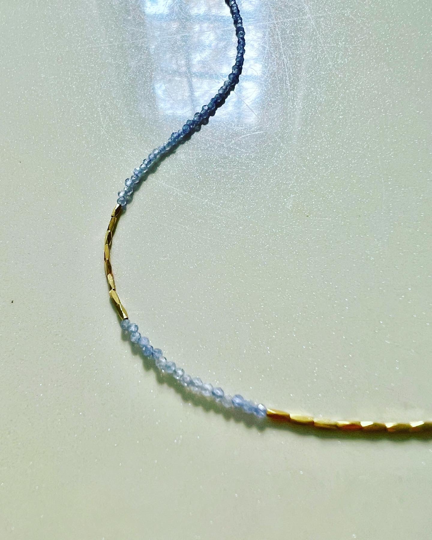 Tanzanite Bead Chain