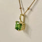 Mint Tourmaline Pendant