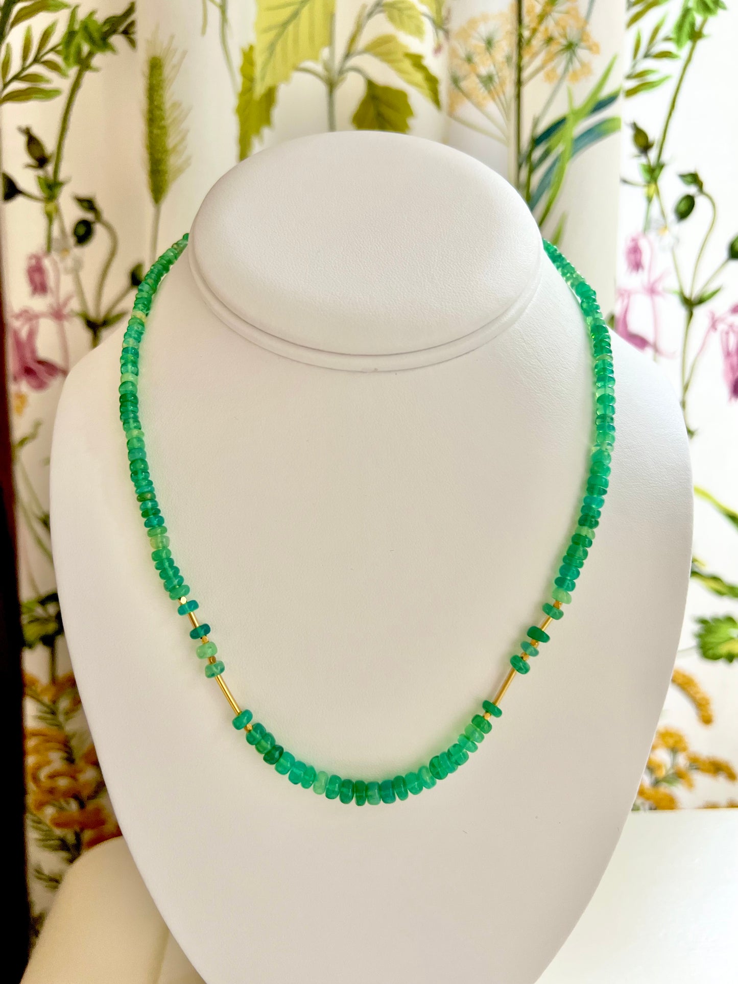 Welo Opal Necklace - Green